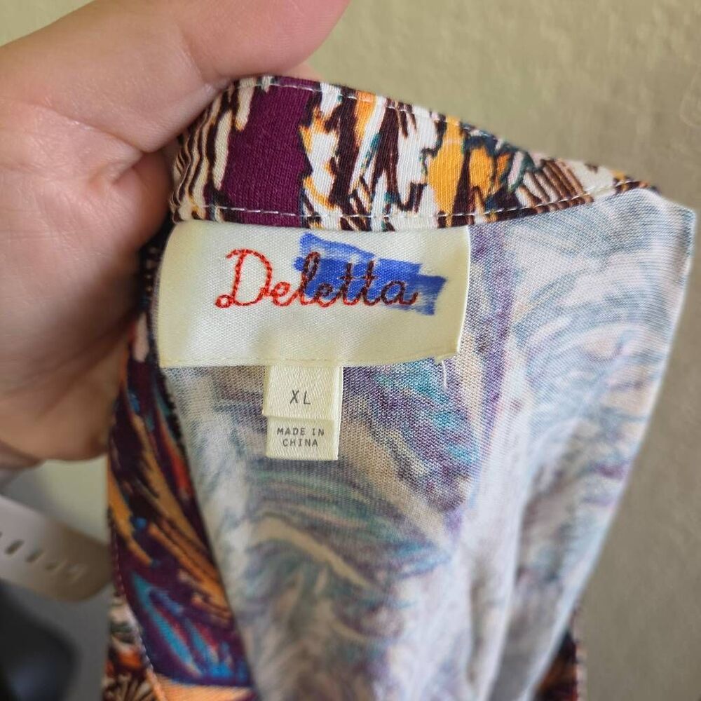 Anthropologie Deletta Corbara Peplum Tank Top - Picture 8 of 8